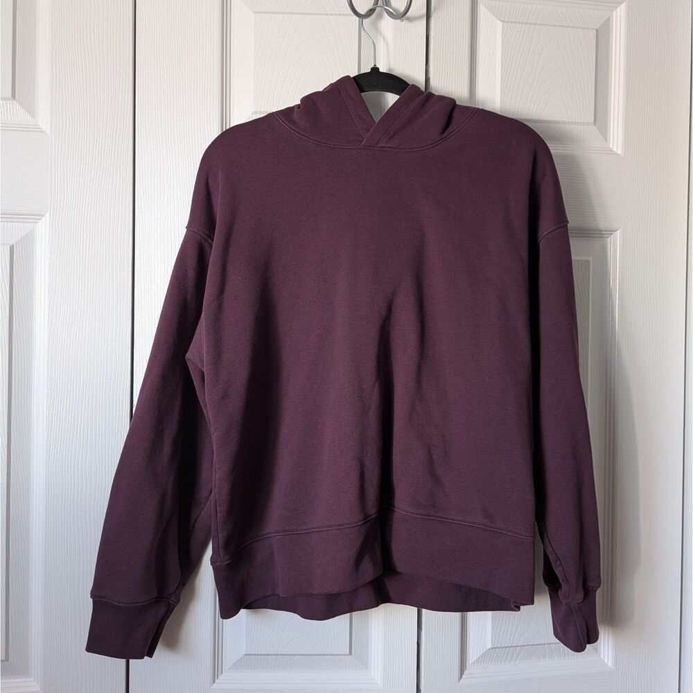 American Eagle Outfitters Maroon Pullover Hoodie Small
